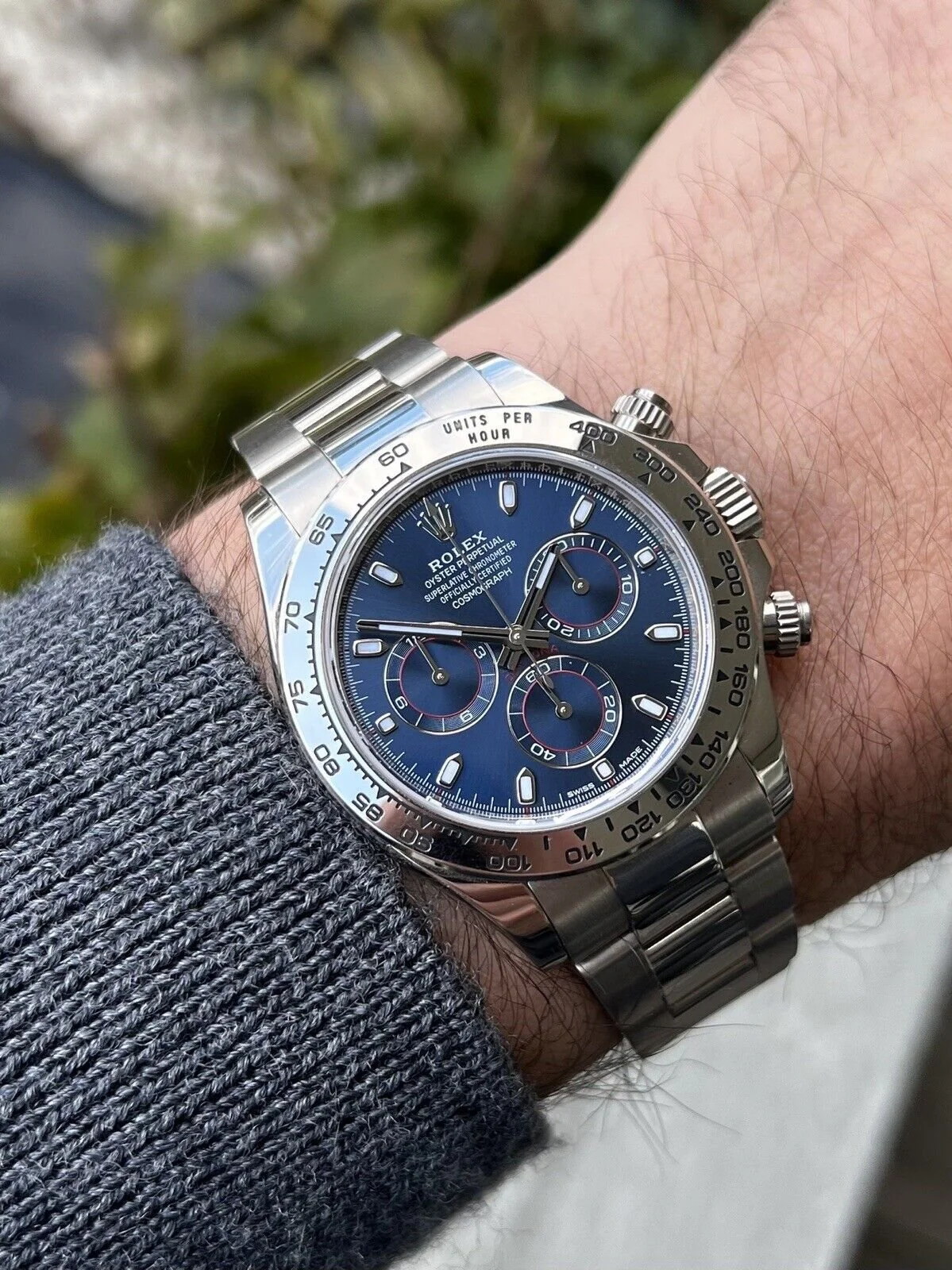 Montre Daytona Bleu Ocean Automatique – Image 3