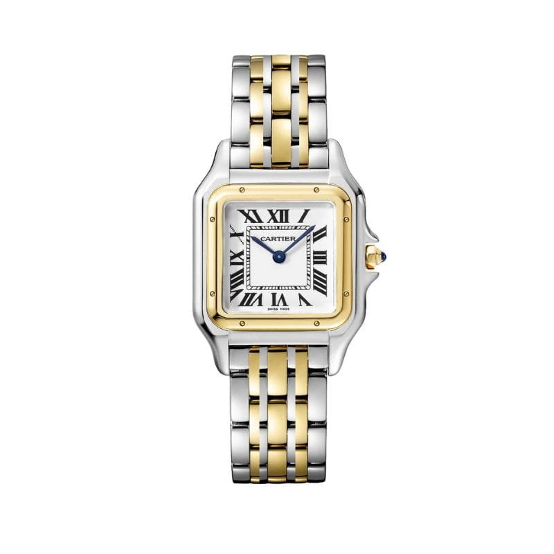 Montre Carti PANTHÈRE 3L Argent Doré