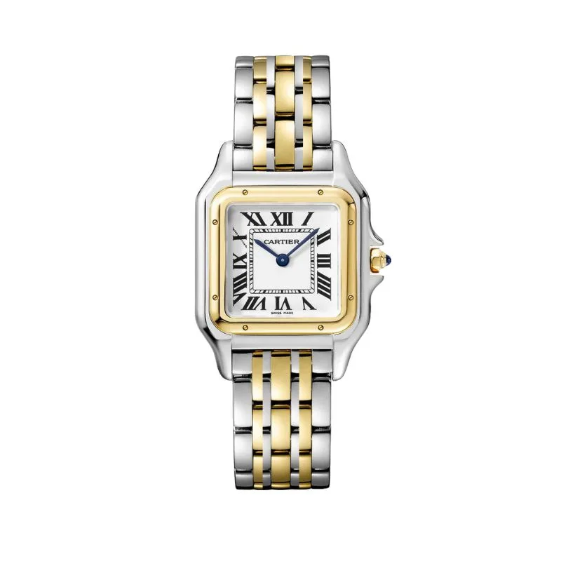 Montre Carti PANTHÈRE 3L Argent Doré