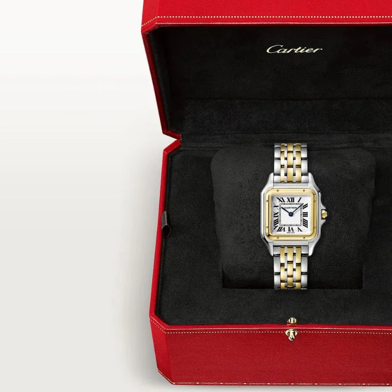 Montre Cartier PANTHÈRE 3L Argent Doré – Image 3