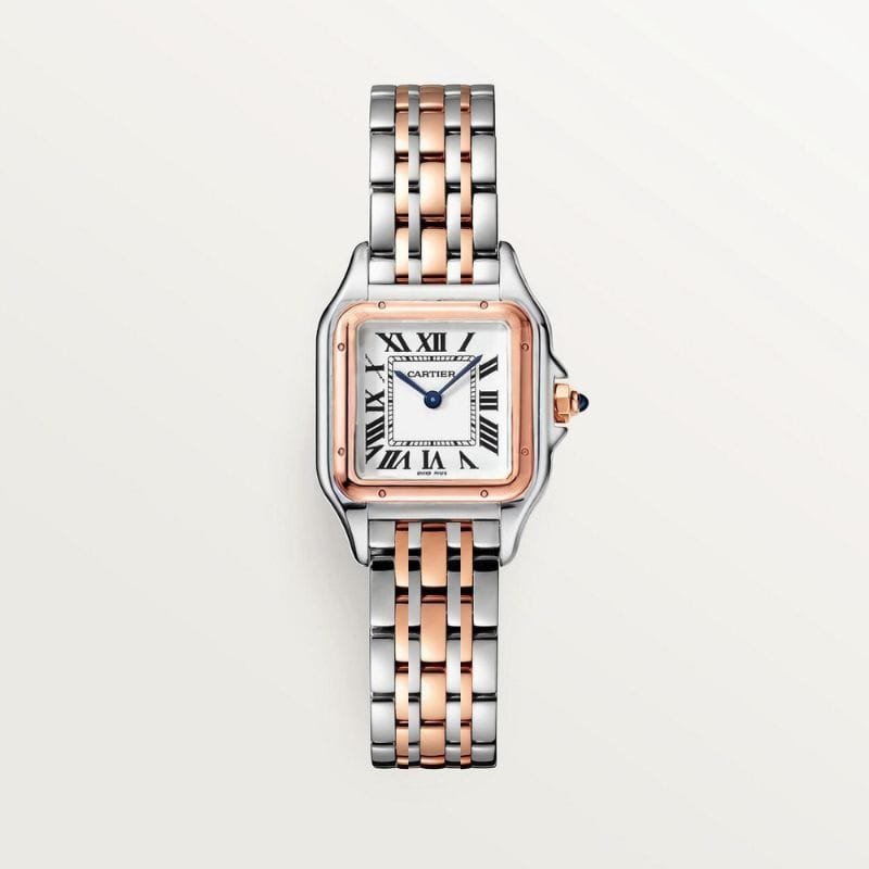 Montre Carti PANTHÈRE 3L Rose Argent