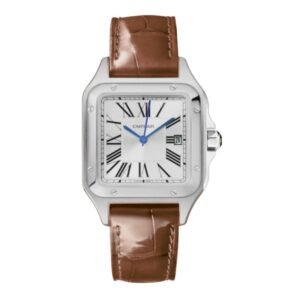 Montre Santos Marron Dateur Hommes