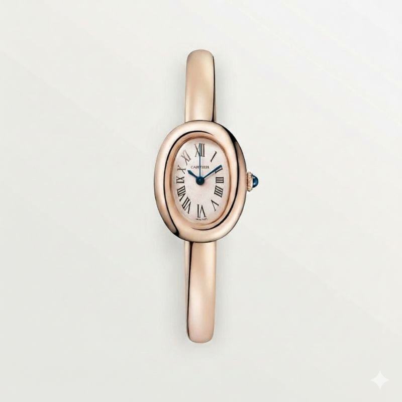Montre baignoire petite taille Rose