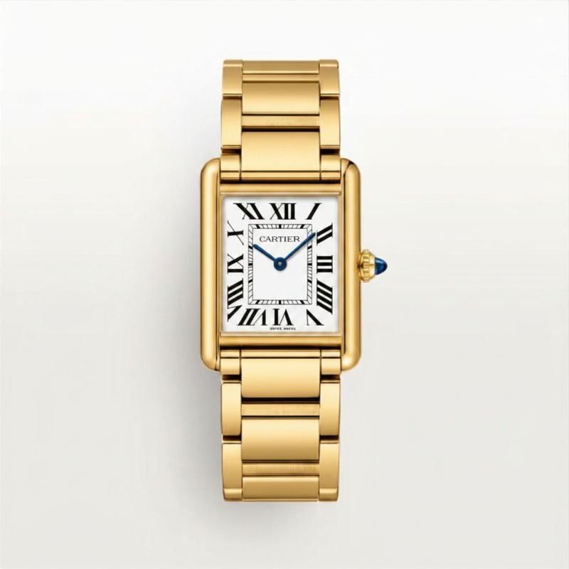 Cartier Tank Solar Dorée Petit modèle