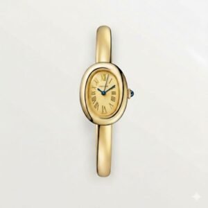 Montre baignoire petite taille Full Gold