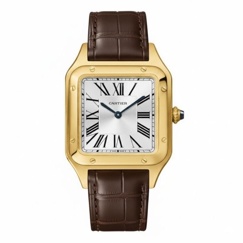 Cartier Dumont Marron Doré Hommes