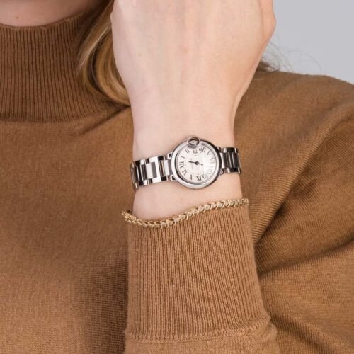 Click to view full screen Montre Ballon-Bleu Argent pour femmes photo review